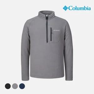 [컬럼비아](대전신세계) 남성 기본 솔리드  4컬러 하프 집업 플리스 티셔츠  XO6410