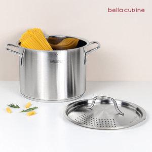 [20%+3%] 벨라쿠진 6L 스텐 양수 파스타팟 국수 냄비 곰솥 /인덕션 가능