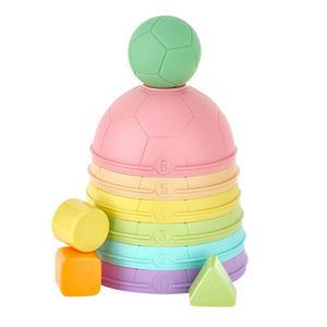 유아 균형감키우기 멀티 도형맞추기 반원쌓기 교구 어린이집