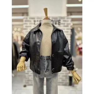 [갤러리아] [레코브]인조 가죽 크롭 자켓 LC21DXJK006X