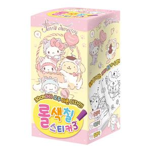 산리오캐릭터즈 산리오 롤 색칠 스티커 3 색칠북 컬러링북