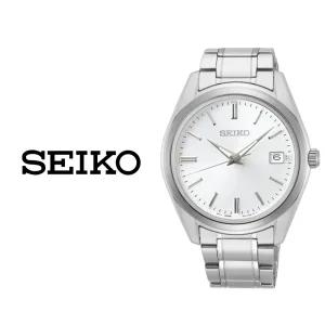 세이코 SEIKO 에센셜 블루 남성 메탈 클래식 손목시계 SUR307P1