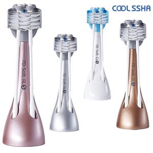 쿨샤 정품 7D 국산 교체용 리필 전동칫솔모 리필용 칫솔 헤드 브러쉬 리필모