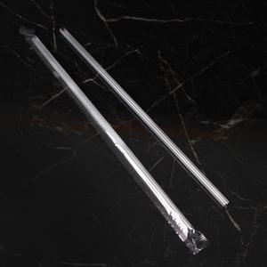 일자 플라스틱 일회용 빨대 7.0mmX250mm 투명 개별포장 빨대 2000개 스트로우
