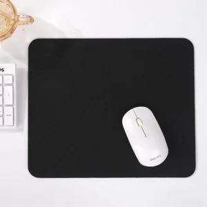 무지블랙 마우스패드 pc방 사무실 오염안타는 비건가죽