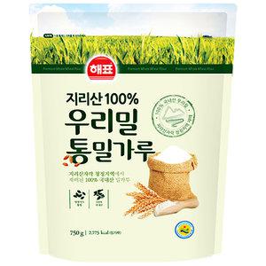 사조 해표 지리산 우리밀 통밀가루 750g x 1개