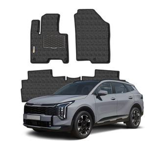 더뉴스포티지NQ5PE 본투로드 매쉬 코일매트 확장형 1+2열 차량용 카매트