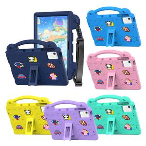 아이뮤즈 뮤패드 K11 C11 L11 케이스 호환 - KC인증 어린이 애니멀비츠 에바폼 범퍼 손잡이 거치대 스트랩 어깨끈