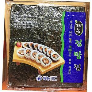 김밥김 해농 100매 200g x20 식자재 업소용 식재료 식당용 대용량 단체 급식용