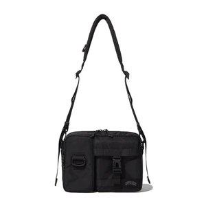 [커버낫] 코듀라 아치 로고 웨빙 미디움 크로스백 블랙 CO2506CB31BK