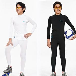 휘너스 맥스아머웜 기모 세트(긴팔+9부팬츠) 아동용 스포츠 기능성 스판 이너웨어 언더레이어
