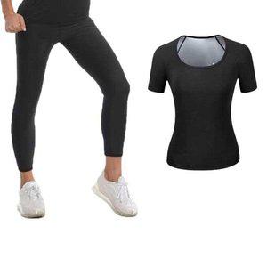 여성 아침 운동복 코디 땀복 세트 살빠지는옷 (WFFT9O3)