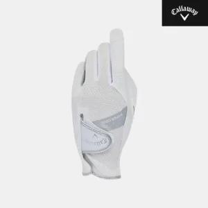 2023 캘러웨이 CG 하이퍼 쿨 우먼스 합피 골프장갑 여성용  양손장갑  화이트 실버