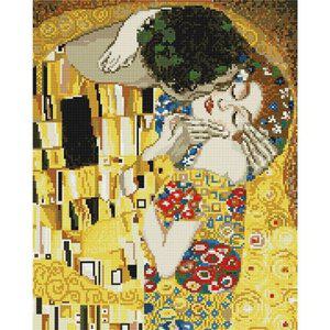 [기타]클림트 키스 (캔버스) 보석십자수 40x50