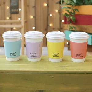 10/13/83파이16호환 테이크아웃 종이컵 홀더 팬톤 4종 1박스 500개