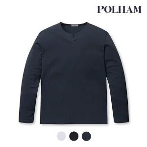 [폴햄] 남성 쿨텐션 슬릿넥 긴팔 티셔츠PHD3TR1240
