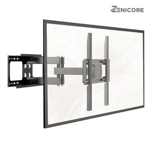 제니코어 듀얼암 TV 벽걸이 브라켓 거치대 삼성 LG 호환 ZC-65FD