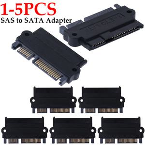 SATA 하드디스크 드라이브 RAID 어댑터 15 핀 7 핀-SFF-8482 SAS 22 변환기 5Gbps 1-5 개