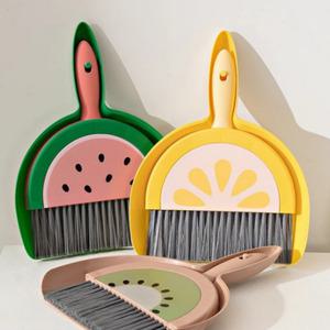 귀여운 과일 미니 빗자루 세트 학교 학생 쓰레받기 준비물