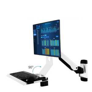 벽걸이 모니터암 행거 화면 키보드 받침대 관절 티비