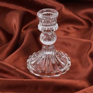 투명 촛대 크리스탈 엔틱