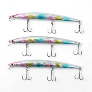 [셀러허브 패션][JHQS9OGP_52DF]플로팅 미노우 루어 3p세트 갈치 삼치