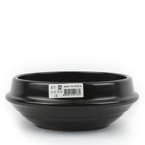 홍익 오모가리 내열뚝배기 대(지름18.6cmX높이7.5cm)블랙