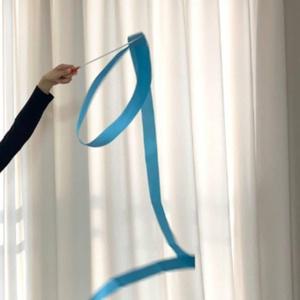 리듬체조용 리본막대 스카이 4m 체육 학교 연습용 댄스