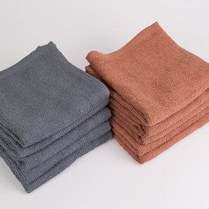 Ocafe 30g 카페행주 바리스타수건 면 100% 커피수건 면행주 다회용 정사각형 주방타올 브라운 그레이