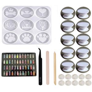 레진 아트 세트 공예 핸드폰 스마트톡 그립 톡 만들기 키트 세트 공예 재료