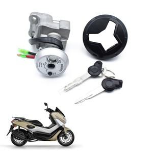 오토바이 부품 이그니션 오토바이 점화 스위치 잠금 연료 휘발유 탱크 가스 캡 교체 부품 야마하 NMAX 155