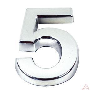 방번호 레터트렌링 숫자 스티커 이니셜 라벨 5 50mm