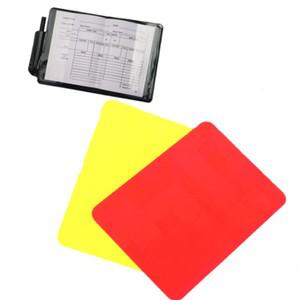 옐로카드 축구심판 수첩 우 레드 기록지