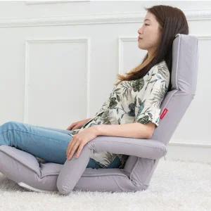 풍원 휴락 폴딩형 리클라이너 1인의자 허리의자 쿠션의자 접이식좌식의자 보조의자 폴딩체어 바닥의자