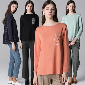 [홈쇼핑방송/르오트(LeOT)] 스프링 탱글 모달 티블라우스(4종택일)-사이즈 55~88다양