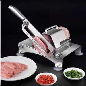 고기 슬라이서 가정용 냉동육 절단기 304 스테인레스 컷팅기 편육 한약재 식품용 작두