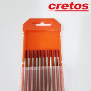 크레토스 텅스텐봉 티크전극봉 알곤용접봉 토륨 적색 WT20 3.2 x 150mm 10개