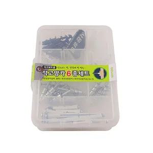 석고보드용 석고앙카 6종 세트/나사모음/석고보드나사/나사못세트/나사못피스/피스셋트