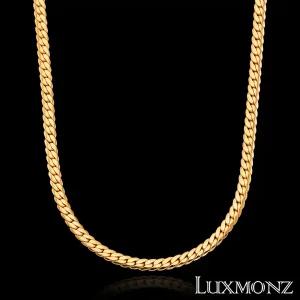 [방송수량 수급불가 극소량] 룩스몬즈 18K 뉴오메가 볼륨체인 목걸이 +(사은품) 24K 코인