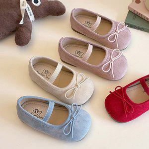 [리틀잼스] 리본 아동 여아 단화 플랫 어린이 운동화 신발 kd260