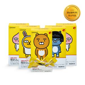 [경남제약] 상큼한 비타민 레모나 에스산(S산) 1.5g 90포 5개 - 카카오프렌즈
