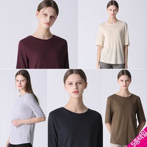 [홈쇼핑방송/르오트(LeOT)] 감각적인 미니멀 린넨 블렌디드 티셔츠(5종택일)-사이즈 44~88까지