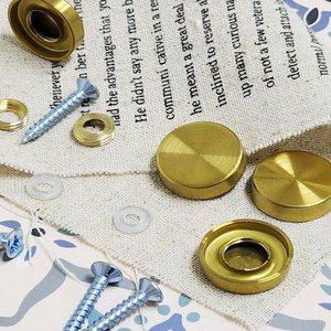 고품질 나사뚜껑 스테인레스 나사 캡 4P 골드 19mm 자재 나사못 스텐나사 스텐나사못 벽나사못 (WFHV9WT)