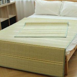 [오너클랜]시원한 대자리 침대 거실 대나무 매트 150x190cm