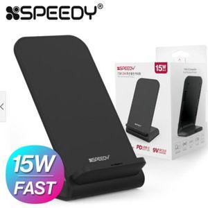 [프렌즈]스피디 15W 고속 무선 충전 거치대 무선충전기 핸드폰거치대 휴대폰고속충전 아이폰고속충전 갤럭