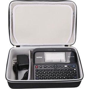 FBLFOBELI 브라더 P-터치 라벨 메이커 PTD600/D610BT 커넥티드 메이커용 하드 스토리지 캐리 케이스