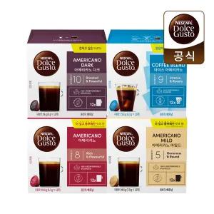 네스카페 돌체구스토 캡슐커피 12캡슐 x5박스 3+2 골라담기