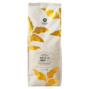 맥널티 베트남 G1 홀빈 원두 커피 1kg