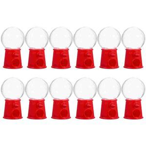 아이 너트 PCS 웨딩 장식 미니 플라스틱 디스펜서 GUMBALL 기계 12 사탕