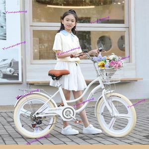 Cooya 새로운 자전거 여성 중학교 세대 큰 아이 레이디 통근 라이트 20 인치 가변 속도 스쿠터 Byclycles B